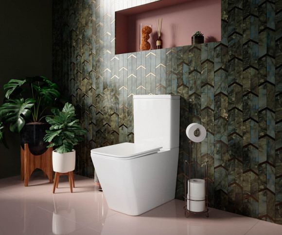 Унитаз компакт Ceramicanova Cubic CN1803-B без бачка и с сиденьем Микролифт Унитаз компакт Ceramicanova Cubic CN1803-B без бачка и с сиденьем Микролифт