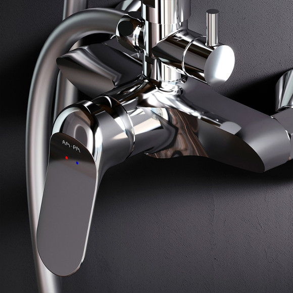 Душевая система AM.PM Sunny F0785C800 Хром Душевая система AM.PM Sunny F0785C800 Хром