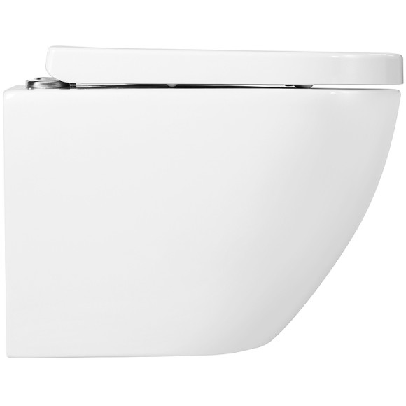 Унитаз BelBagno Sfera-R BB046CHR/BB865SC подвесной с сиденьем Микролифт Унитаз BelBagno Sfera-R BB046CHR/BB865SC подвесной с сиденьем Микролифт