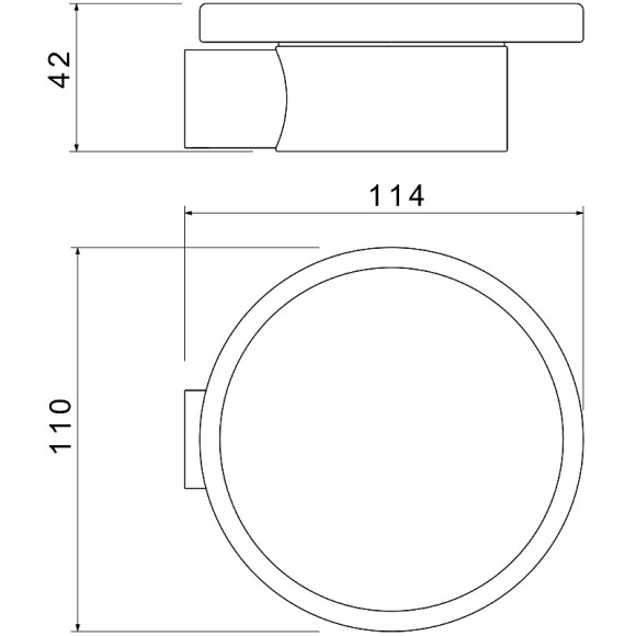 Мыльница Aquatek Лира AQ4403CR Хром