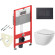 Комплект унитаза BelBagno Amanda BB051CHR+BB051SC с инсталляцией Tece Now 9400414 с сиденьем Микролифт и Черной матовой клавишей смыва Комплект унитаза BelBagno Amanda BB051CHR+BB051SC с инсталляцией Tece Now 9400414 с сиденьем Микролифт и Черной матовой клавишей смыва