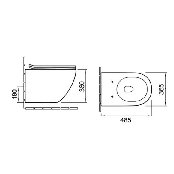 Комплект унитаза Vincea Globo VT1-14S с инсталляцией Cersanit Black 35 S-IN-BLACK-Cg-w с сиденьем Микролифт и клавишей смыва Хром