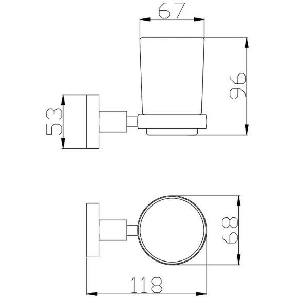 Стакан для зубных щеток Rav Slezak Colorado COA0201ZK Золотистый крацованный Стакан для зубных щеток Rav Slezak Colorado COA0201ZK Золотистый крацованный