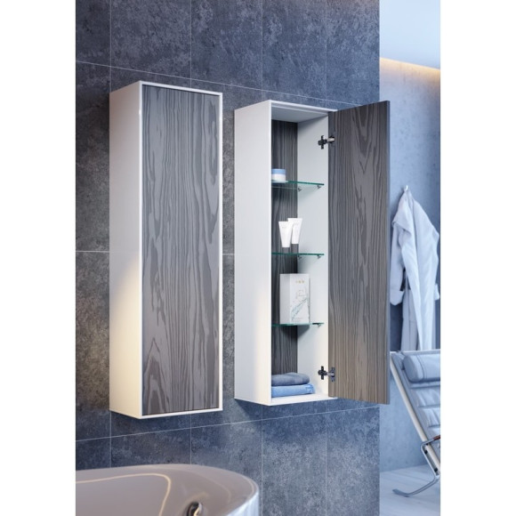 Шкаф пенал Aqwella 5 Stars Genesis 35 GEN0535MG подвесной Миллениум серый Шкаф пенал Aqwella 5 Stars Genesis 35 GEN0535MG подвесной Миллениум серый