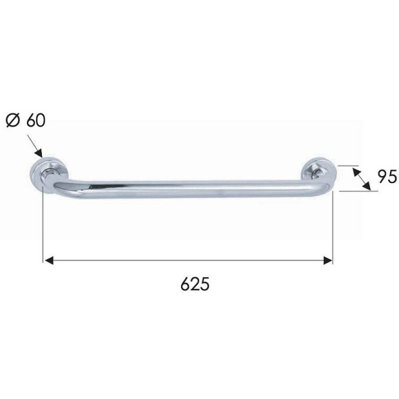Полотенцедержатель Remer RB430CR Хром Полотенцедержатель Remer RB430CR Хром