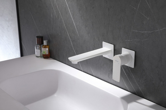 Смеситель для раковины Abber Weiss Insel AF8082FW Белый матовый Смеситель для раковины Abber Weiss Insel AF8082FW Белый матовый