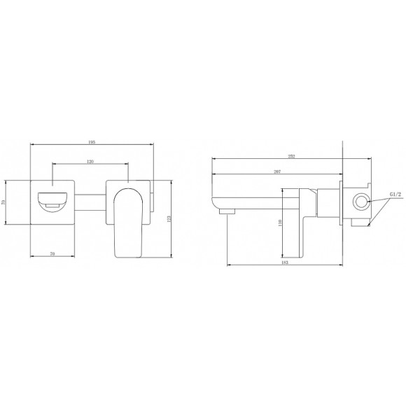 Смеситель для раковины Abber Weiss Insel AF8082FW Белый матовый Смеситель для раковины Abber Weiss Insel AF8082FW Белый матовый