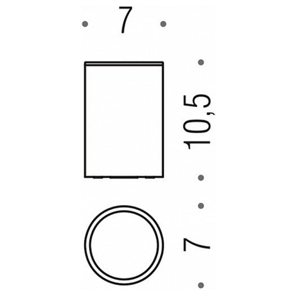 Стакан для зубных щеток Colombo Design Plus W4941.OM Золото матовое