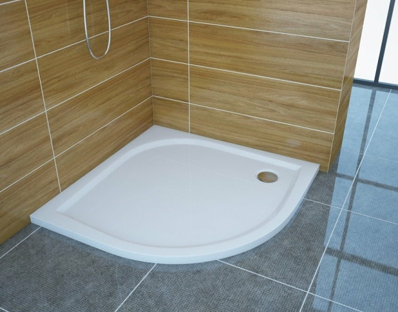 Душевой поддон из искусственного камня Эстет Омега 100х100 ФР-00000763 Белый