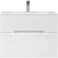 Тумба под раковину Jorno Modul 80 Mоl.01.77/P/W подвесная Белый глянец