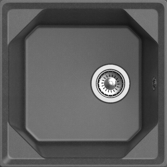 Кухонная мойка GranFest Unique GF-U-500 Графит Кухонная мойка GranFest Unique GF-U-500 Графит
