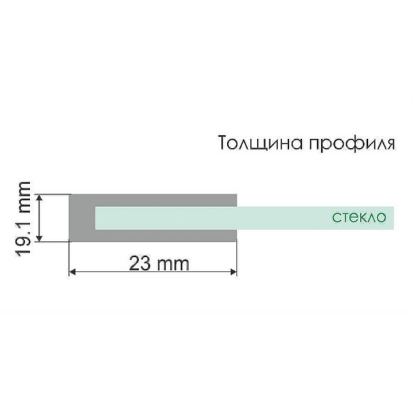Душевая дверь WasserKRAFT Elbe 90 74P04 профиль Черный матовый стекло прозрачное