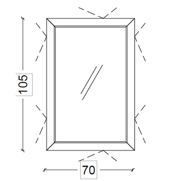 Зеркало Boheme Dolce 70 567-D Золото Зеркало Boheme Dolce 70 567-D Золото