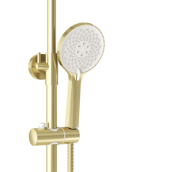 Душевая система Grossman Galaxy 500.K35.01.320 Золото брашированное Душевая система Grossman Galaxy 500.K35.01.320 Золото брашированное