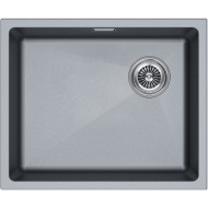 Кухонная мойка Paulmark Lumi 55 UNI-Skew LU55SK-GRM Серый металлик