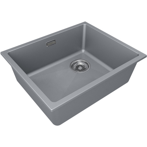 Кухонная мойка Paulmark Lumi 55 UNI-Skew LU55SK-GRM Серый металлик Кухонная мойка Paulmark Lumi 55 UNI-Skew LU55SK-GRM Серый металлик