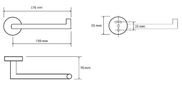 Держатель туалетной бумаги Bemeta Omega R 104212032 Хром Держатель туалетной бумаги Bemeta Omega R 104212032 Хром