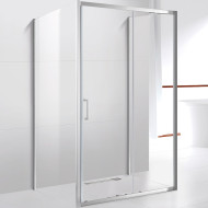 Душевой уголок Cezares Molveno 160x90 MOLVENO-AH-12-160/90-C-Cr-IV профиль Хром стекло прозрачное