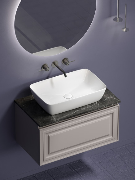 Тумба под раковину Sancos Very 80 VR80SM подвесная Doha Soft Тумба под раковину Sancos Very 80 VR80SM подвесная Doha Soft