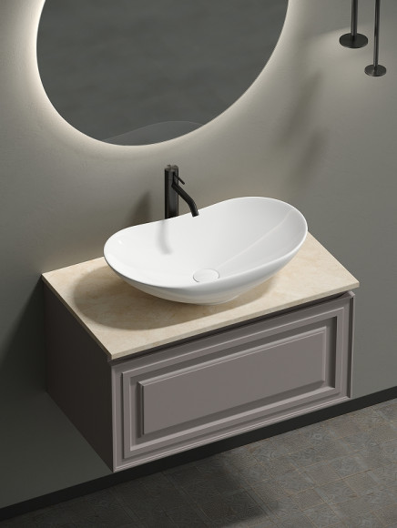 Тумба под раковину Sancos Very 80 VR80SM подвесная Doha Soft Тумба под раковину Sancos Very 80 VR80SM подвесная Doha Soft