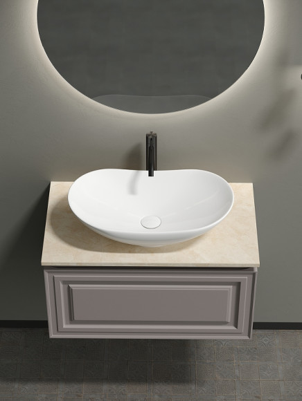 Тумба под раковину Sancos Very 80 VR80SM подвесная Doha Soft Тумба под раковину Sancos Very 80 VR80SM подвесная Doha Soft