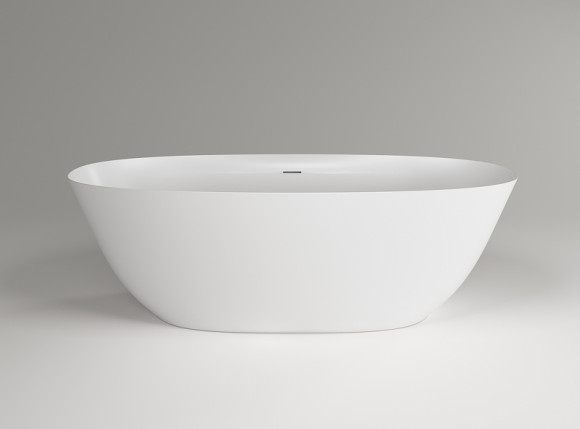 Ванна из искусственного камня Plumberia Selection VELOMA 180BO 180x80 Белая матовая без гидромассажа Ванна из искусственного камня Plumberia Selection VELOMA 180BO 180x80 Белая матовая без гидромассажа