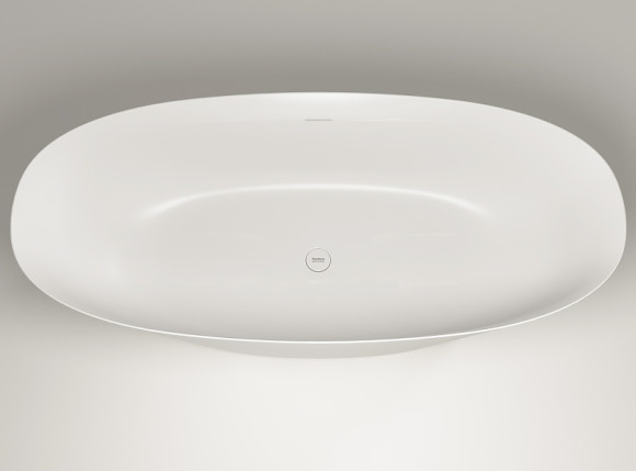 Ванна из искусственного камня Plumberia Selection VELOMA 180BO 180x80 Белая матовая без гидромассажа Ванна из искусственного камня Plumberia Selection VELOMA 180BO 180x80 Белая матовая без гидромассажа