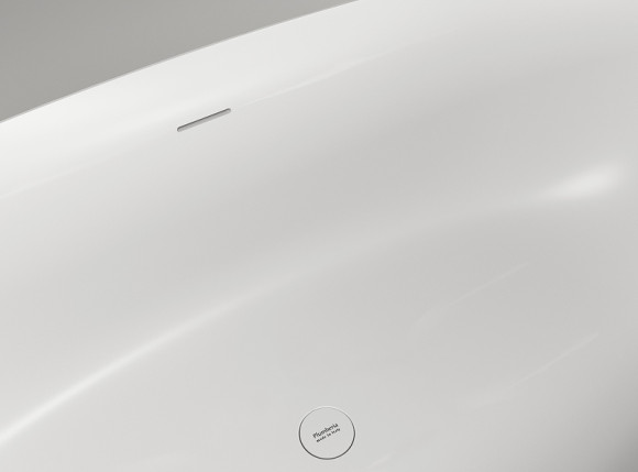 Ванна из искусственного камня Plumberia Selection VELOMA 180BO 180x80 Белая матовая без гидромассажа Ванна из искусственного камня Plumberia Selection VELOMA 180BO 180x80 Белая матовая без гидромассажа