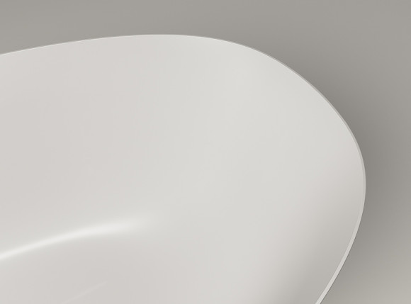 Ванна из искусственного камня Plumberia Selection VELOMA 180BO 180x80 Белая матовая без гидромассажа Ванна из искусственного камня Plumberia Selection VELOMA 180BO 180x80 Белая матовая без гидромассажа