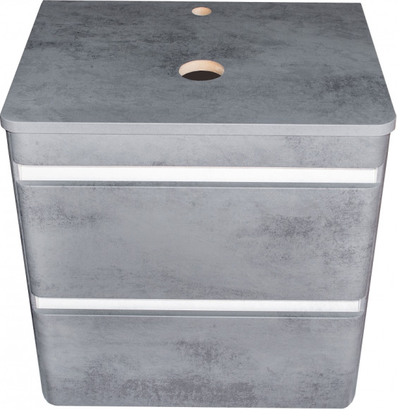 Тумба под раковину Style Line Атлантика Люкс Plus 70 СС-00002282 подвесная Темный бетон Тумба под раковину Style Line Атлантика Люкс Plus 70 СС-00002282 подвесная Темный бетон