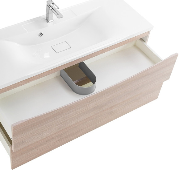 Тумба под раковину BelBagno Marino 110 MARINO-1100-2C-SO-RG-P подвесная Rovere Grigio