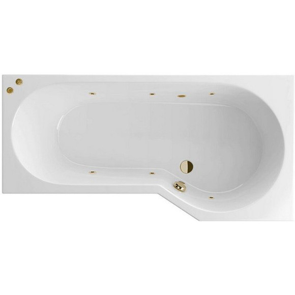 Акриловая ванна Excellent Be Spot 160x80 R WAEX.BSP16.SOFT.BR с гидромассажем