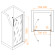 Душевая дверь RGW Leipzig LE-003 80 351200308-11 профиль Хром стекло прозрачное