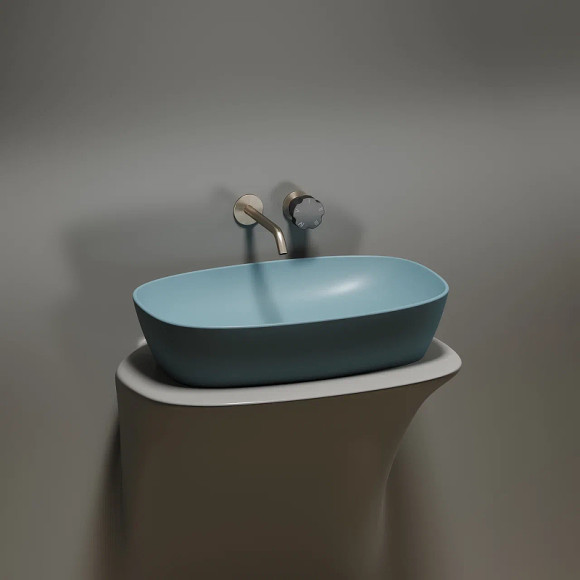 Раковина-чаша Ceramicanova Element 60 CN6049MLG Зеленая матовая Раковина-чаша Ceramicanova Element 60 CN6049MLG Зеленая матовая