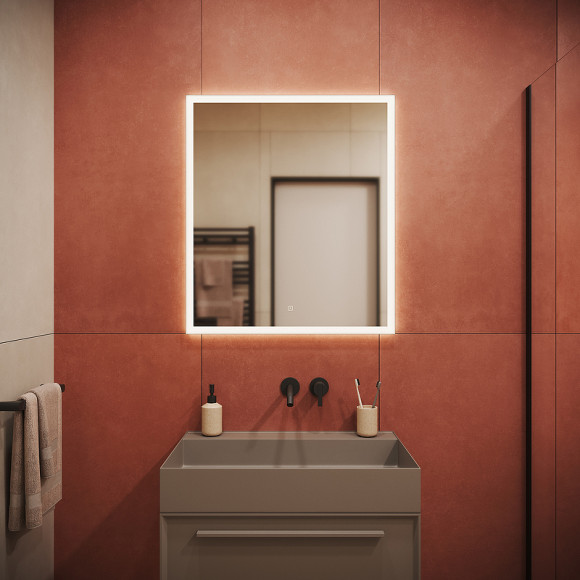 Зеркало Sancos Palace 70 PA700 с подсветкой с сенсорным выключателем Зеркало Sancos Palace 70 PA700 с подсветкой с сенсорным выключателем