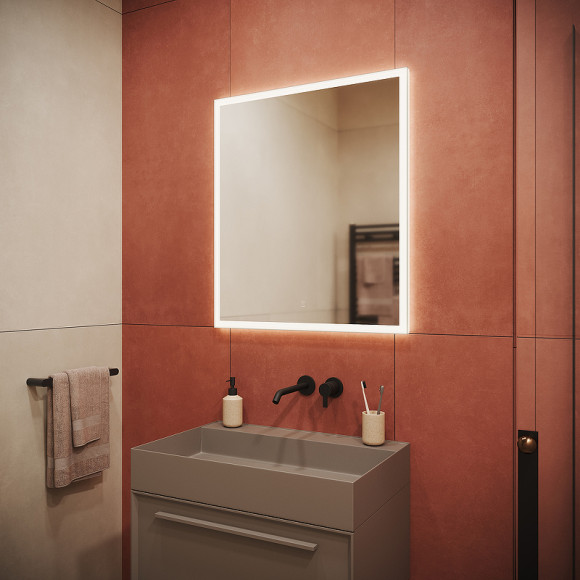 Зеркало Sancos Palace 70 PA700 с подсветкой с сенсорным выключателем Зеркало Sancos Palace 70 PA700 с подсветкой с сенсорным выключателем