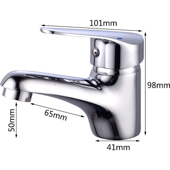 Смеситель для раковины River Balaton R009 10000003148 Хром Смеситель для раковины River Balaton R009 10000003148 Хром