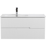 Тумба под раковину Cezares Duet-N 100 L DUET-N-1000-2C-SO-BL-L подвесная Bianco Lucido