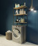 Стеллаж 1MarKa Grunge Loft 65 Ц0000005440 над стиральной машиной Дуб вотан