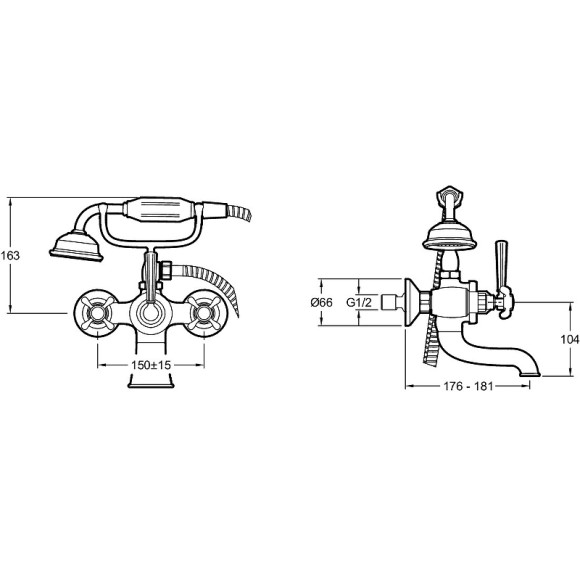 Смеситель для ванны Jacob Delafon Cleo 1889 E24313-BGG Золото глянцевое Смеситель для ванны Jacob Delafon Cleo 1889 E24313-BGG Золото глянцевое
