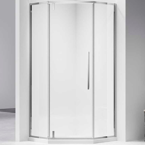 Душевой уголок Vincea Slim-N 100x100 VSP-4SN100CL профиль Хром стекло прозрачное