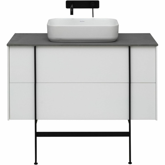 Тумба под раковину Allen Brau Reality 100 1.32007.WM подвесная Белая матовая Тумба под раковину Allen Brau Reality 100 1.32007.WM подвесная Белая матовая