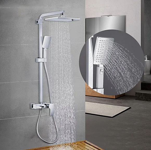 Душевая система Gappo G2407-30 Хром Белый