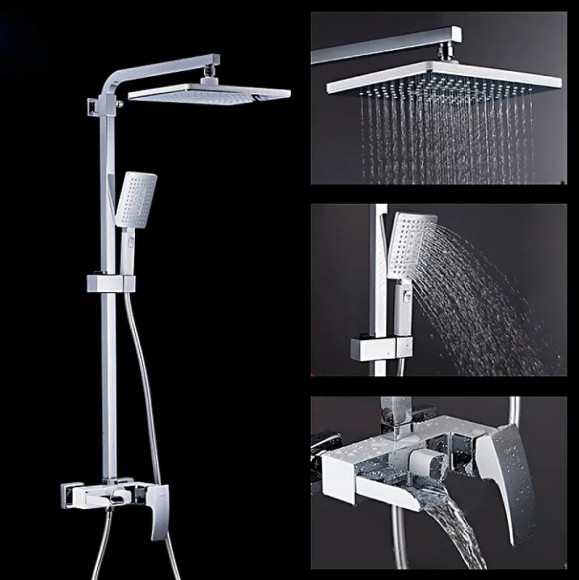 Душевая система Gappo G2407-30 Хром Белый