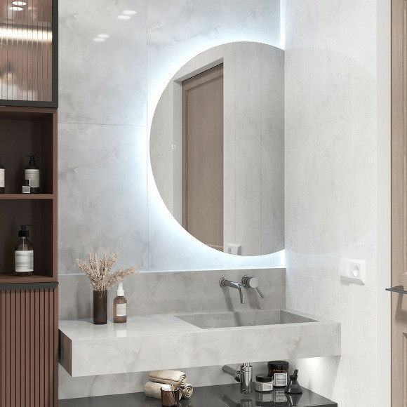 Зеркало Континент Jill 600х900 ЗЛП3564 с подсветкой с сенсорным выключателем Зеркало Континент Jill 600х900 ЗЛП3564 с подсветкой с сенсорным выключателем