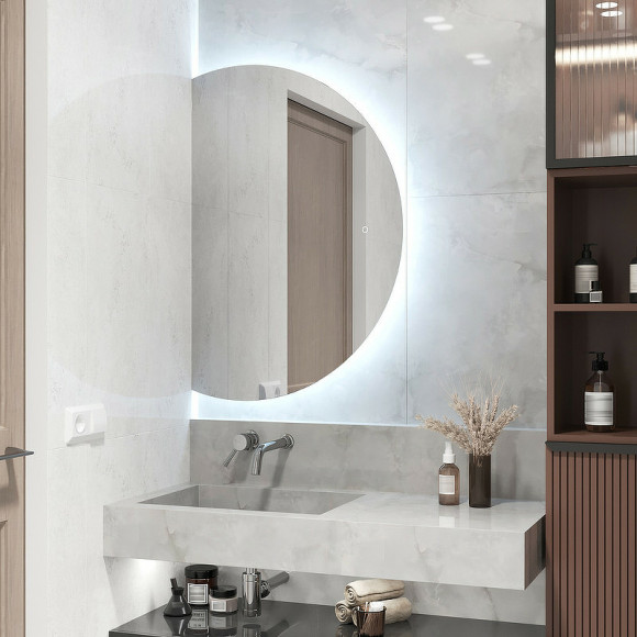 Зеркало Континент Jill 600х900 ЗЛП3564 с подсветкой с сенсорным выключателем Зеркало Континент Jill 600х900 ЗЛП3564 с подсветкой с сенсорным выключателем