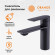 Смеситель для раковины Orange Berni M09-021b Черный матовый Смеситель для раковины Orange Berni M09-021b Черный матовый