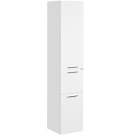 Шкаф пенал Aquaton Инди 34 1A188603ND010 подвесной с бельевой корзиной Белый