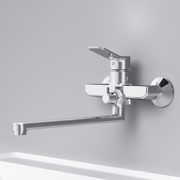 Смеситель для ванны AM.PM X-Joy F85A90000 универсальный Хром Смеситель для ванны AM.PM X-Joy F85A90000 универсальный Хром