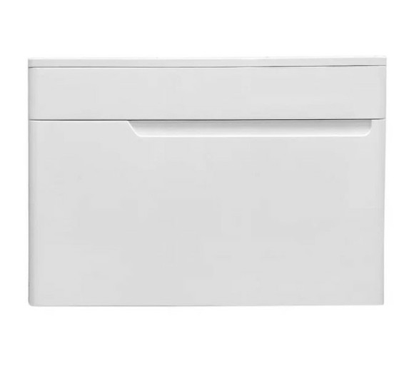 Тумба с раковиной Эстет Kare Luxe 70 ФР-00007080 подвесная Белая